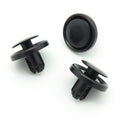 Push Fit Plastic Rivet, 8mm Hole, Black