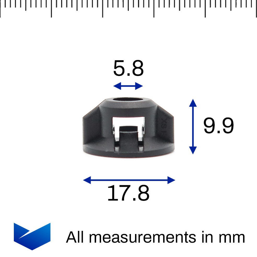 Plastic Nut, Black - image 2