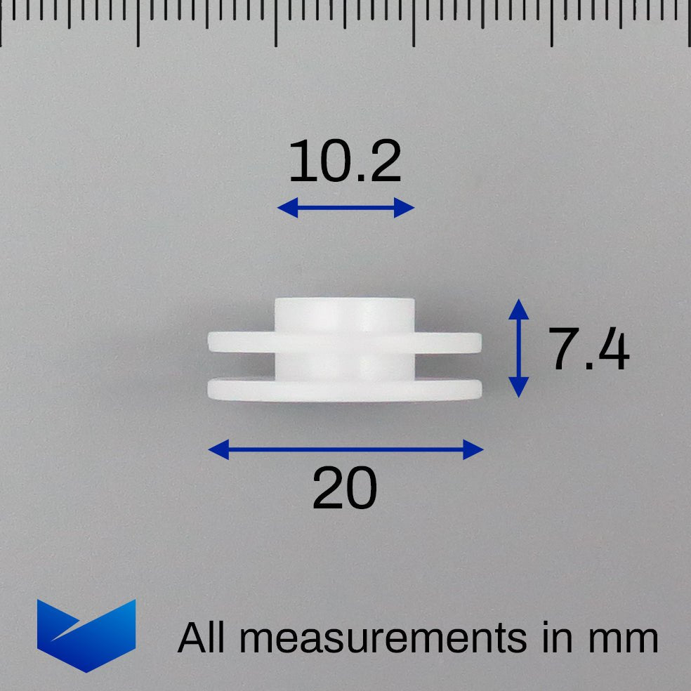 Retainer Clip, White - image 2