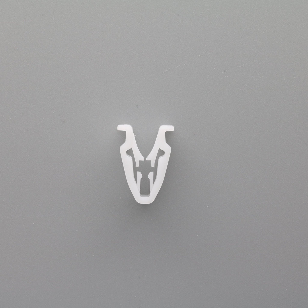 Snap Fit Plastic Clip, White - image 2