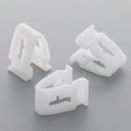 Snap Fit Plastic Clip, White