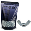 M8 Wing Nut Steel - Evelyne Bolts®