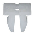 Plastic Screw Grommet, White, With Washer